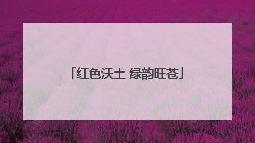 红色沃土 绿韵旺苍